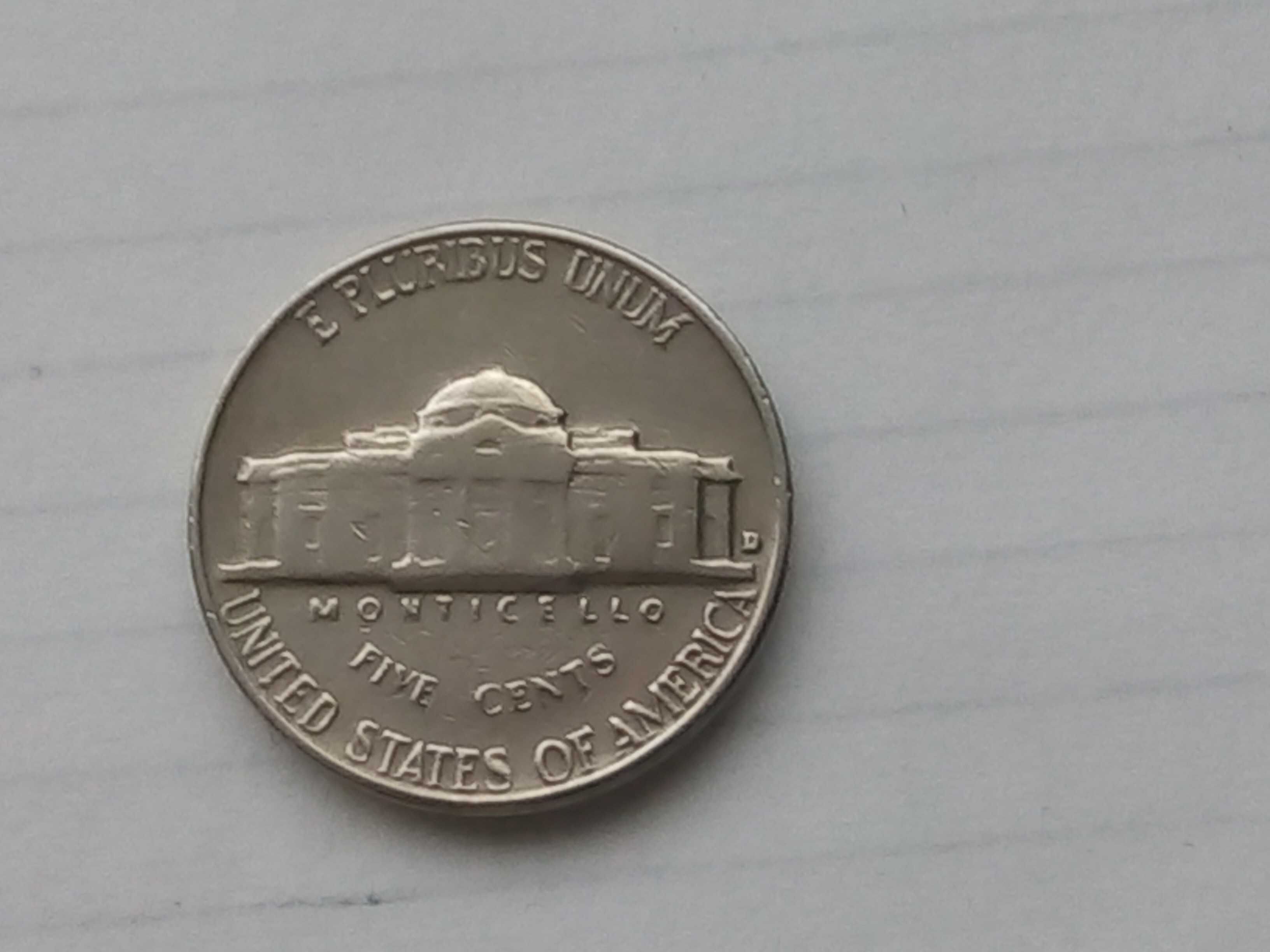 Five cents USA 1964 D