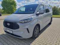 Wynajem Busa 9 osobowego Ford Transit Custom Long 2025r.