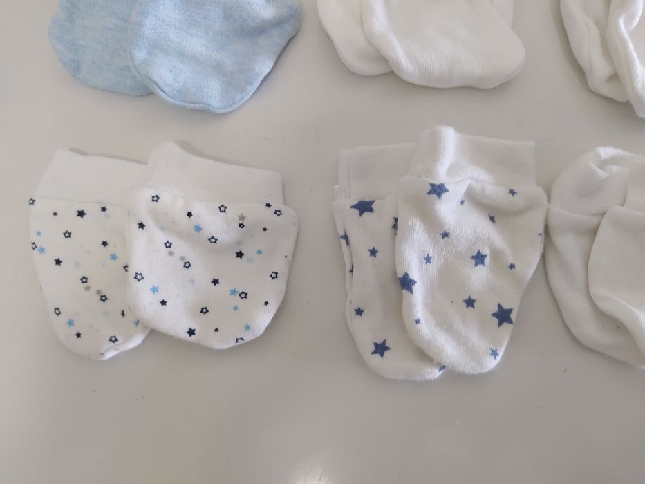 Conjunto de luvas 0-3 meses