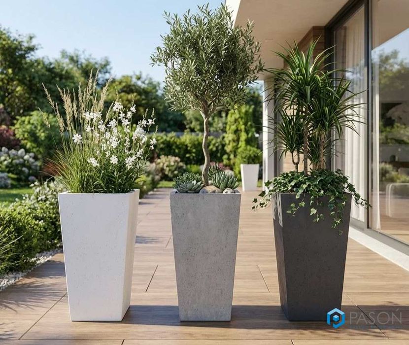 Donica BETONOWA DONICE Betonowe Ogrodowa Tarasowa Duży Wybór PRODUCENT