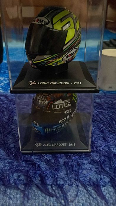 Capacetes miniatuara Moto GP
