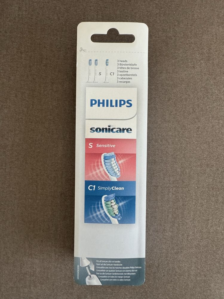 Philips sonicare C1 W2 Sensitive упаковки 2 шт. Оригінал