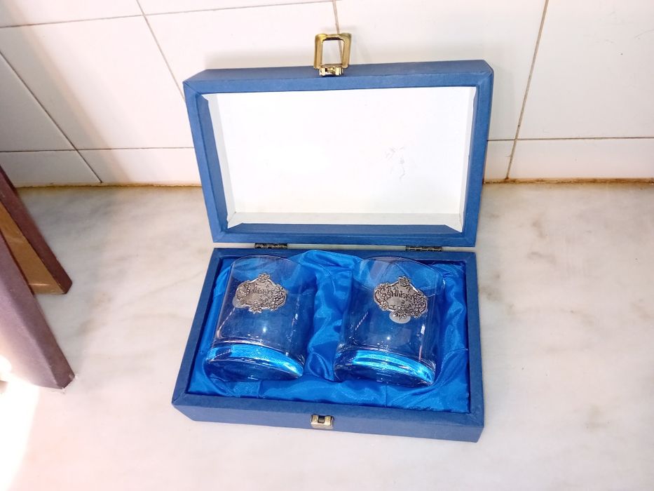 Conjunto de 2 Copos Whisky Antigos