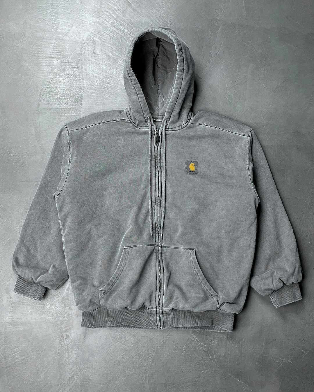 Худі Carhartt WIP Patch Zip Hoodie Washed Black
