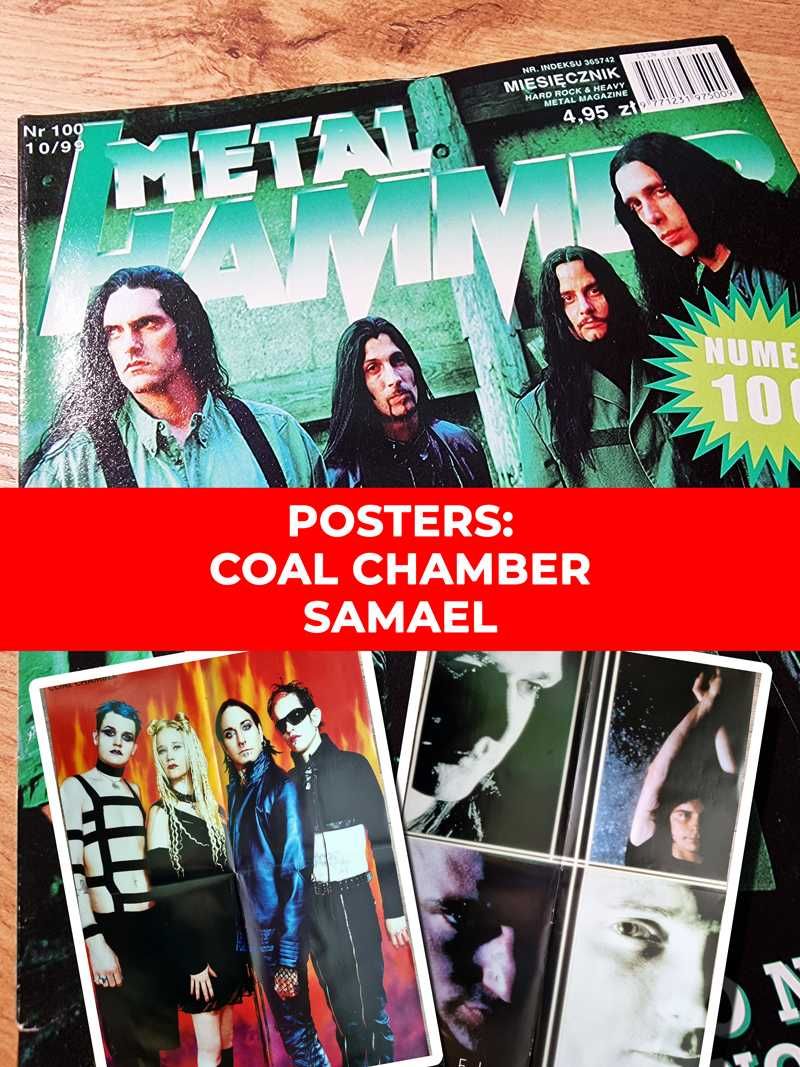 Metal Hammer 1999 - Type O Negative, Plakaty: Coal Chamber i Samael