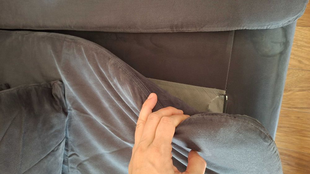 SÖDERHAMN Sofa 3-osobowa, średnioszary