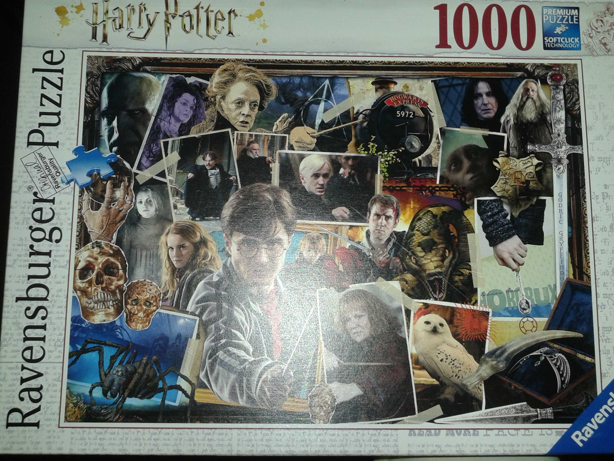 Puzzle Harry Potter 1000 elementów Ravensburger zest premium softclick