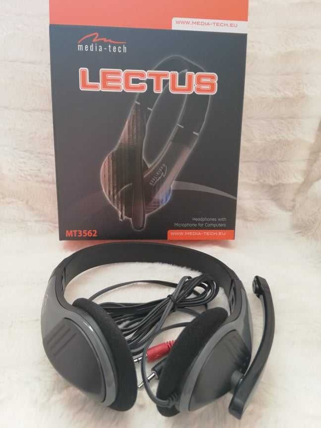 Słuchawki nauszne Media-Tech Lectus MT3562 (do komputera, headphones)