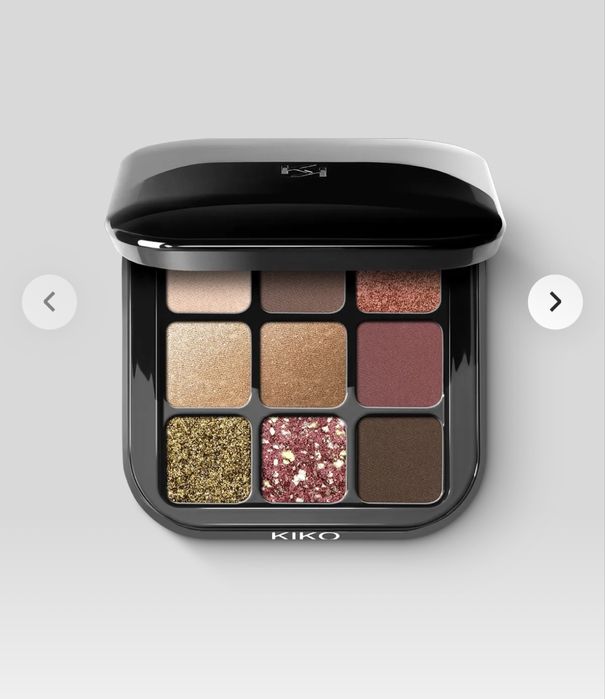 Тіні Kiko milano New Glamour Multi Finish Eyeshadow Palette  02 03