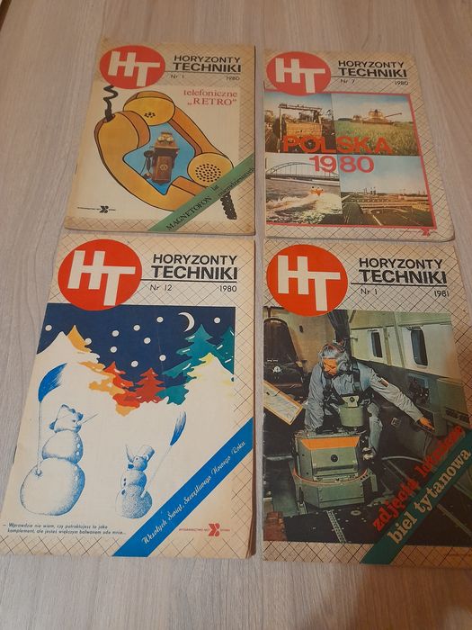 Stara gazeta Horyzonty Techniki 1980