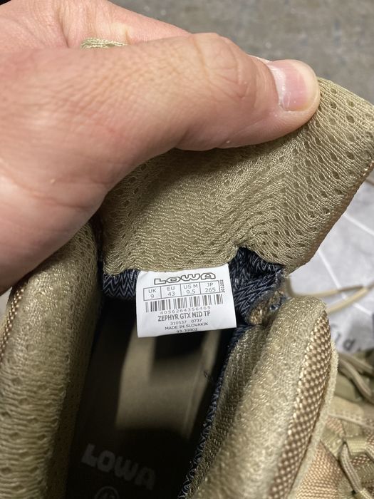 Lowa zephyr mid MK1 Buty taktyczno-militarne policyjne, wojskowe