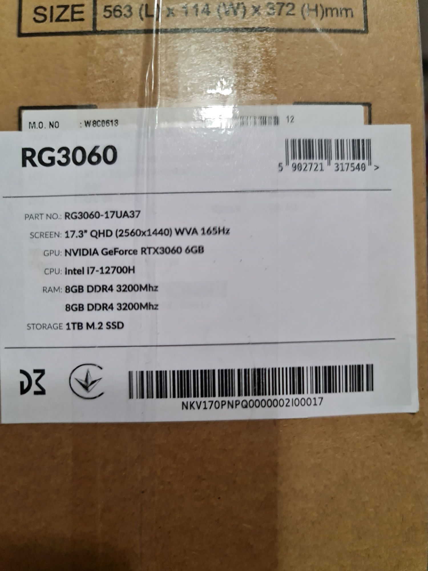 Ноутбук Dream Mashine RG3060-17UA37 (новий, офіційний)
