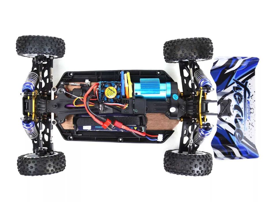 Samochód zdalnie sterowany RC 90KM/h 100m NAPĘD 4x4 1:12 Bezszczotkowy