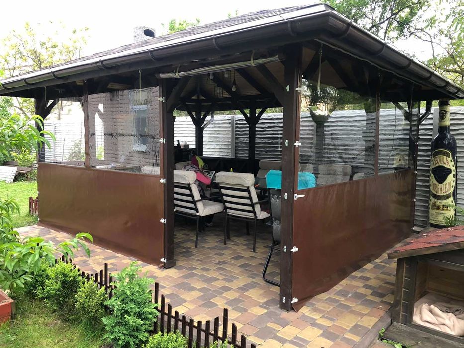 М'які вікна для альтанки, тераси