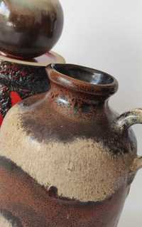 Stary kolekcjonerski ceramiczny wazon, Ruscha Design WGP