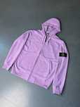 Фіолетове Зіп худі SI Стон Айленд - Зипка Стоник - Кофта Stone Island