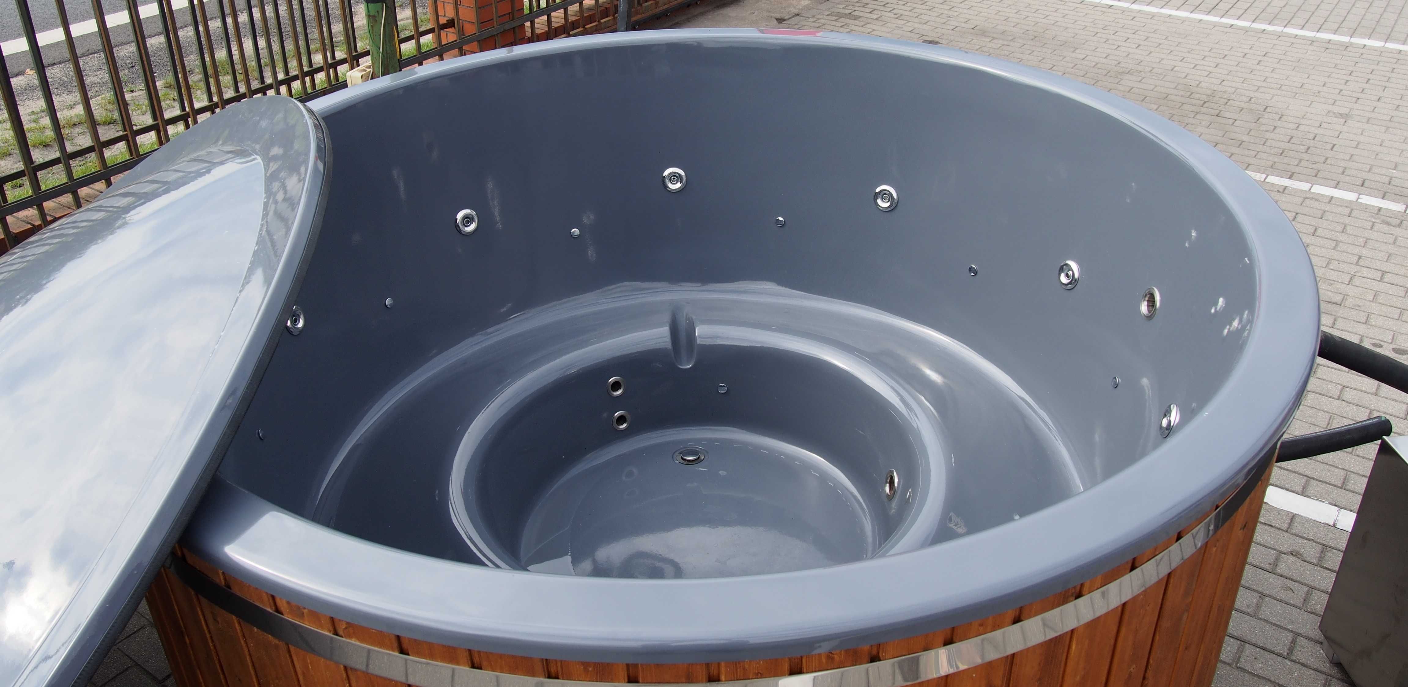 Balia ruska bania jacuzzi opalane drewnem 6-8 osób