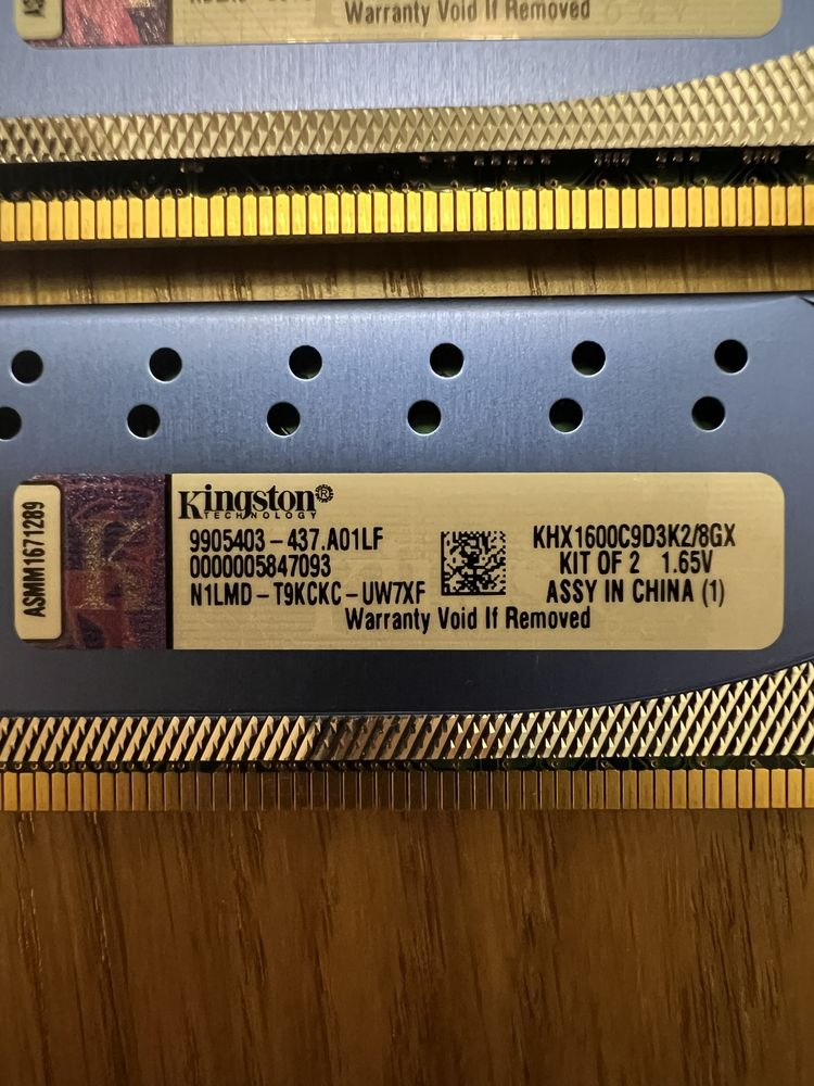 Kingston HyperX KHX1600C9D3K2/8GX 4x4GB DDR3 1600MHz