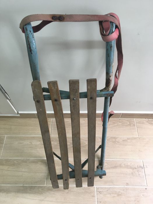 Stare składane sanki dla dziecka, do renowacji