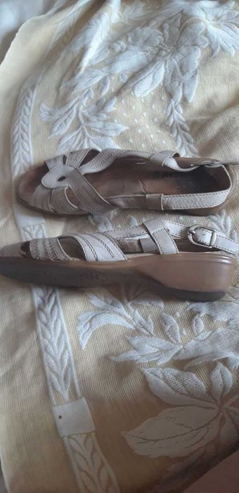 кожаные босоножки, мюли, обувь женская
