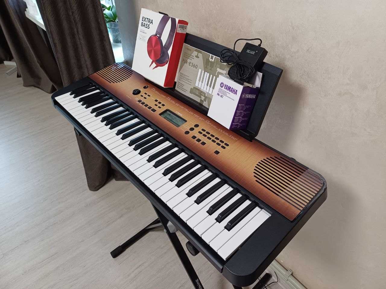 Синтезатор Yamaha PSR-E360MA!!! Динамічна модель + Подарунки.