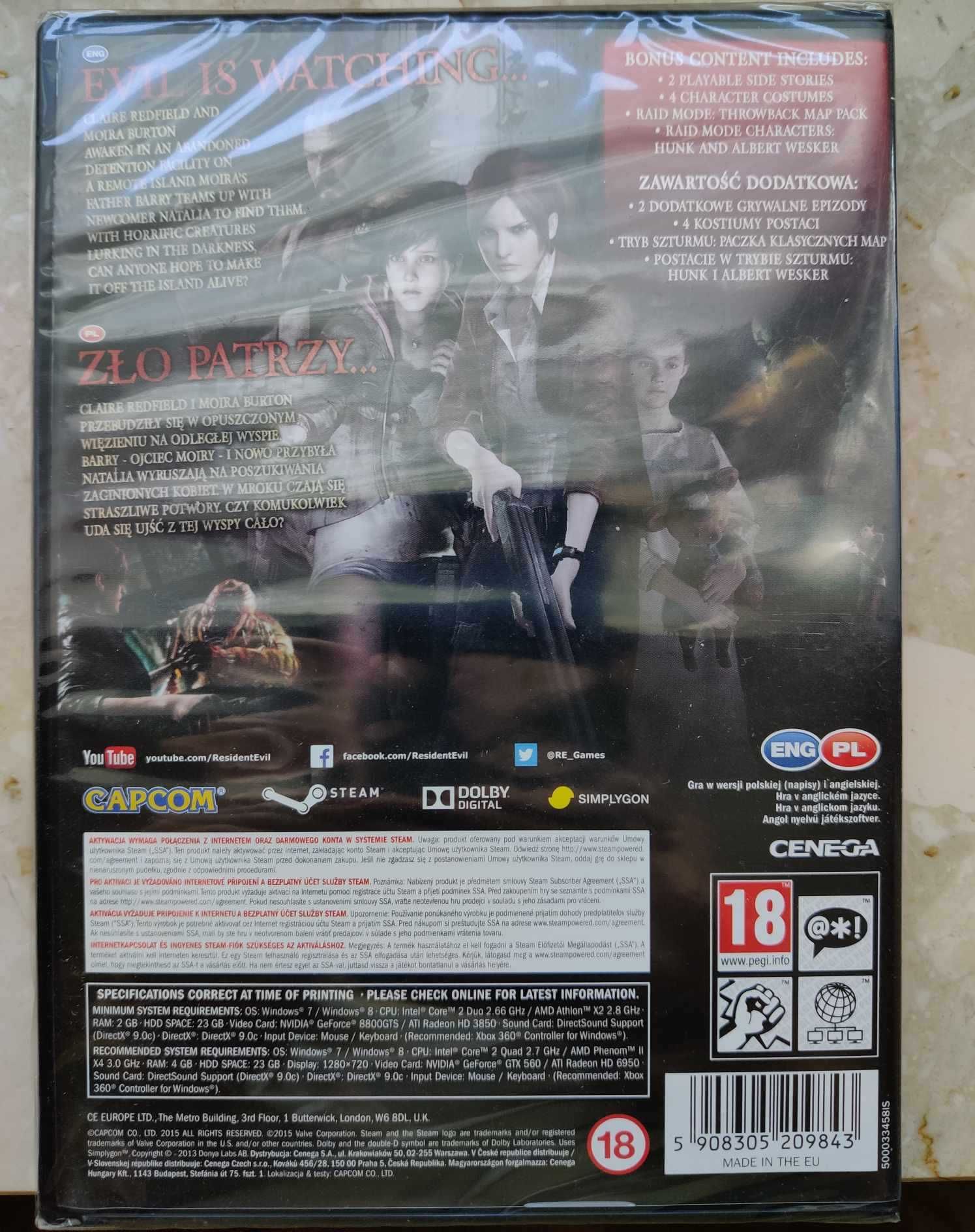 Resident Evil 2 Revelations Box Set + dodatki