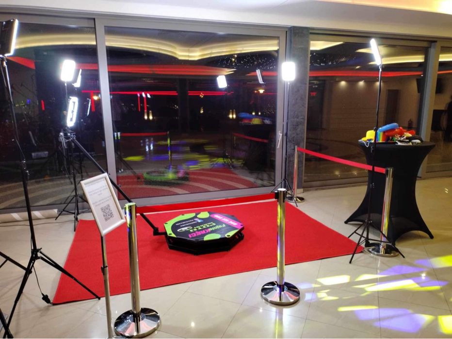 Video/Fotobudka 360 na wesele poprawiny urodziny studniówki