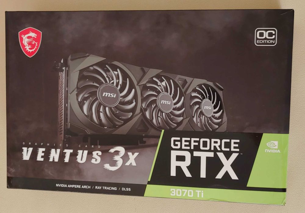 MSI RTX 3070Ti Ventus 3X 8GB OC
