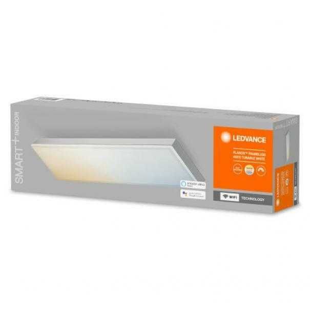 Luminária aplique parede teto 40x10cm hall candeeiro WI-FI dimavel