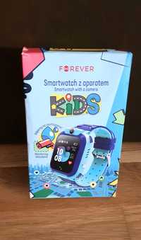 Nowy smartwatch f. Forever niebieski, zegarek