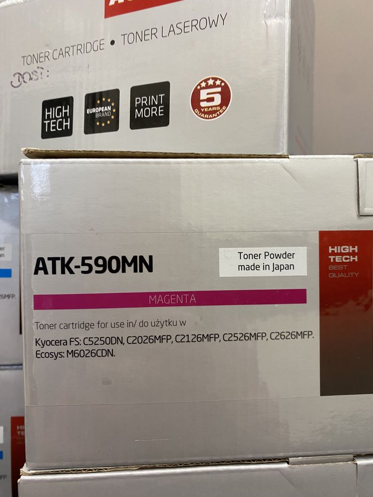 Toner laserowy activejet czarny niebieski magenta żółty