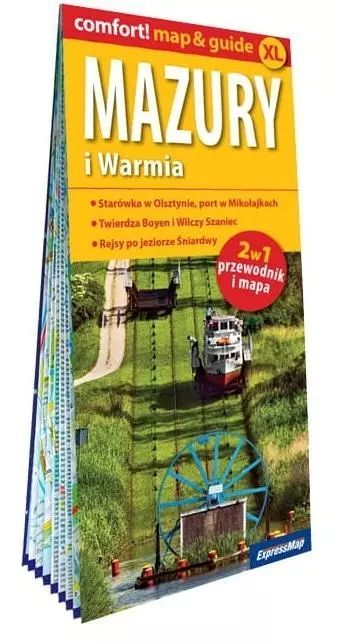 Comfort! Map&Guide Mazury I Warmia 2W1 W.2023  Praca Zbiorowa