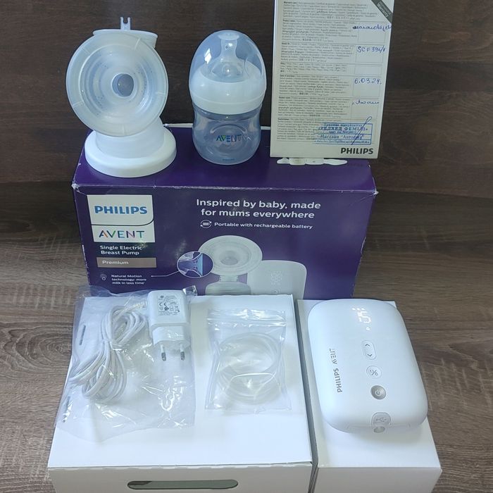 Молоковідсмоктувач акумуляторний електричний молокоотсос Philips Avent