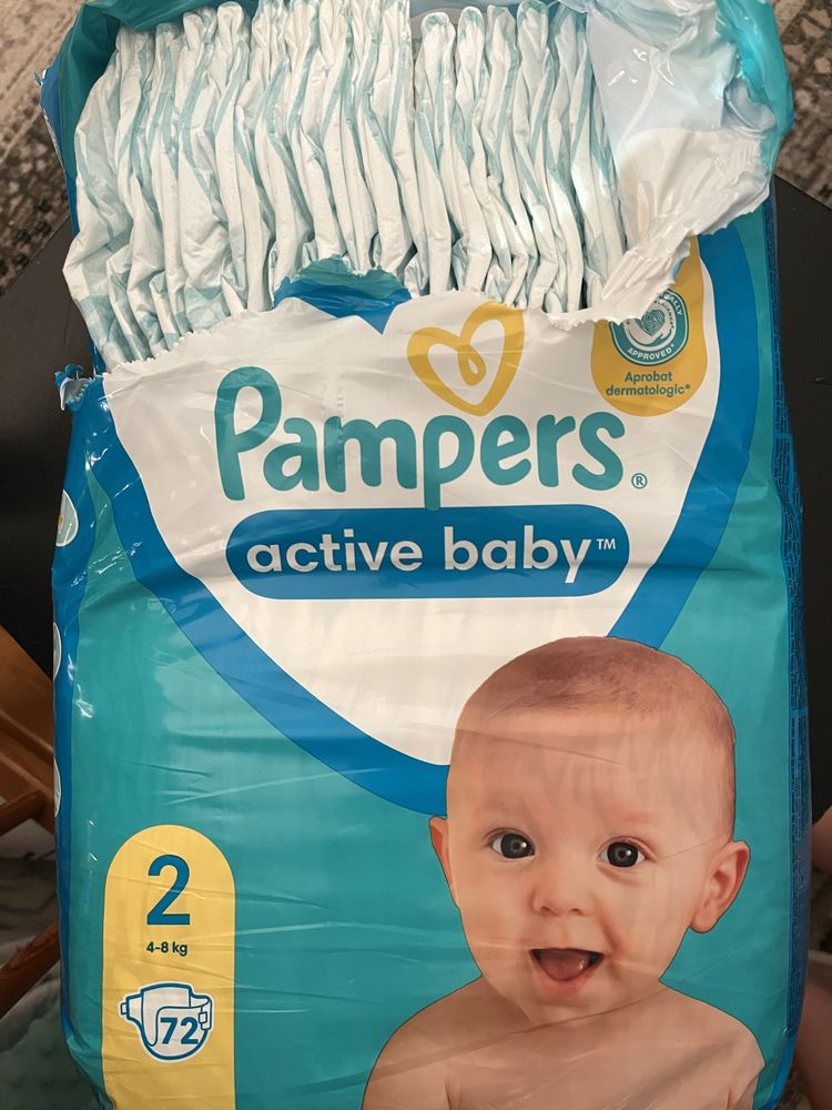 Pampers active baby rozmiar 2 (4-8 kg)