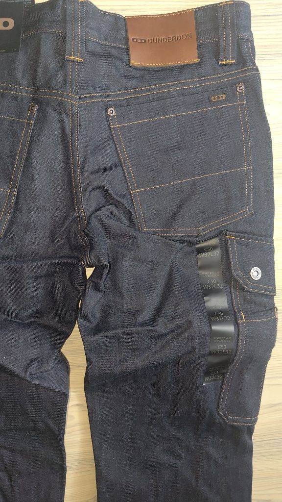 .Dunderdon Denim  C50  spodnie robocze serwis  bojówki