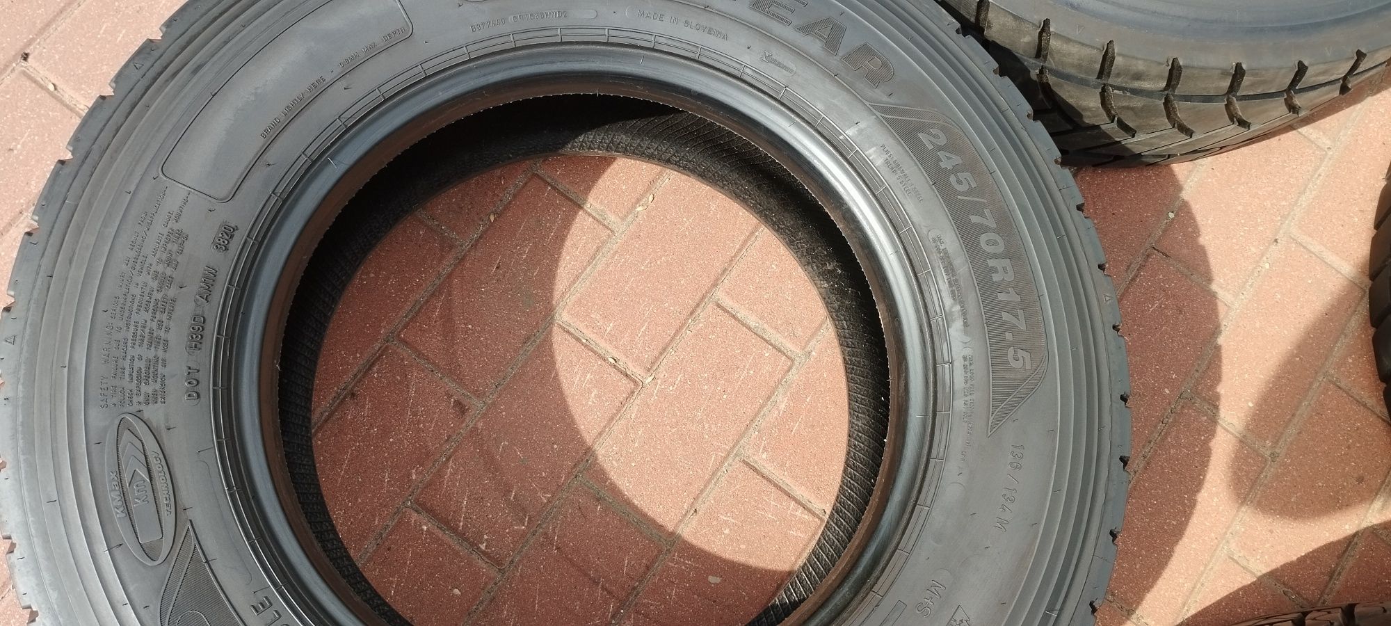 Goodyear 245/70R17.5, 2020r,12mm, bezNapraw, 245/70/17.5, Wysyłka