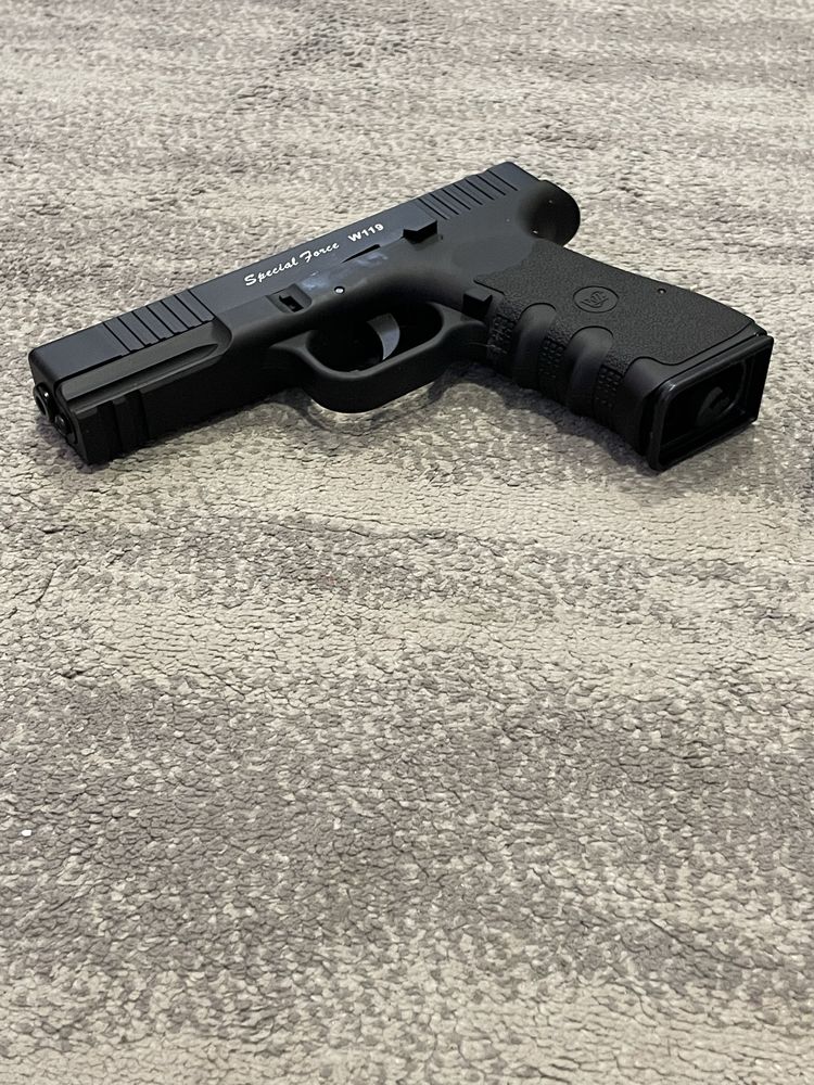 PISTOLA GLOCK FORCE CO2 4.5 AÇO BLOWBACK TIRO DESPORTIVO (ENVIO GRATIS