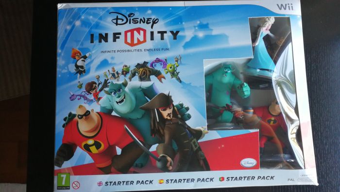 Disney Infinity Starter Pack Wii C/ Caixa + 2 Figuras OFERTA