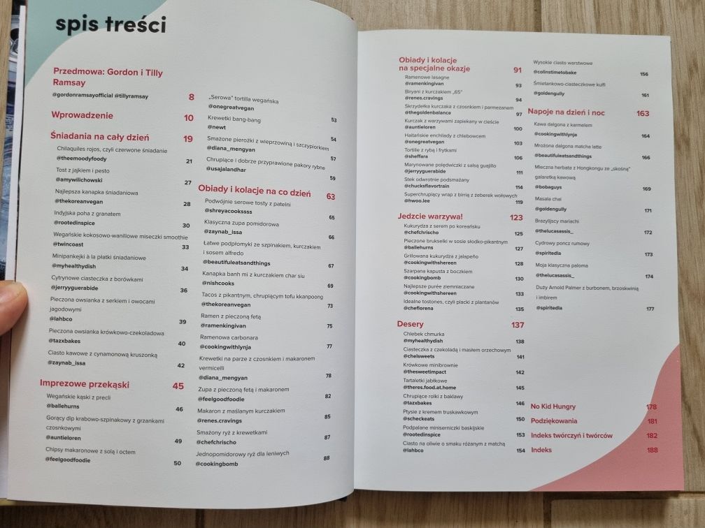 Tak gotuje Tik Tok przepisy przedmowa Gordon i Tilly Ramsay