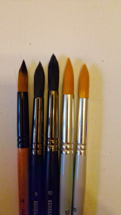 Pędzle Renesans Astra Artea Happy Color.  5 sztuk