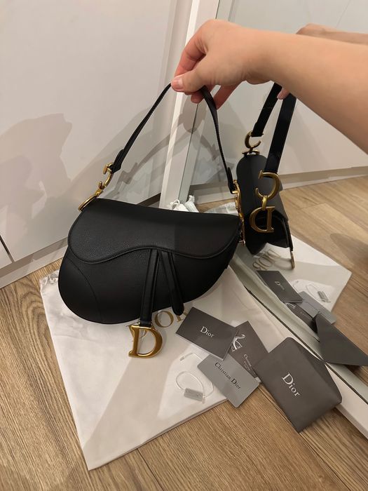 Torebka Dior Saddle czarna nowa