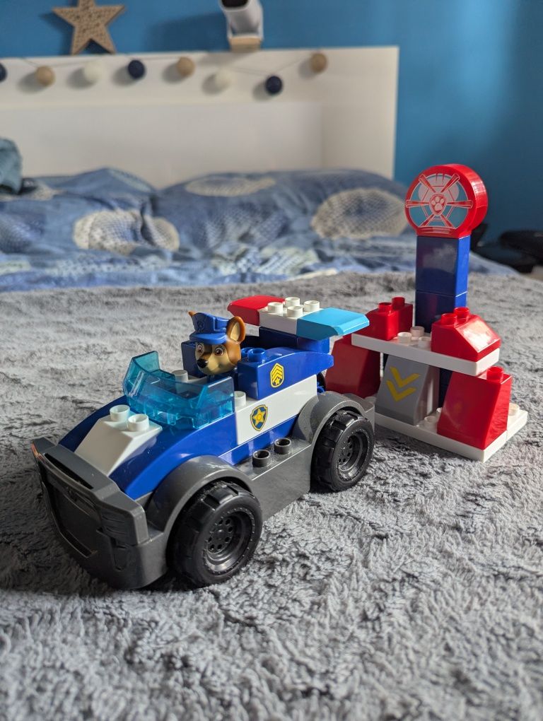 Psi patrol, klocki Mega bloks zestaw 5 pojazdów