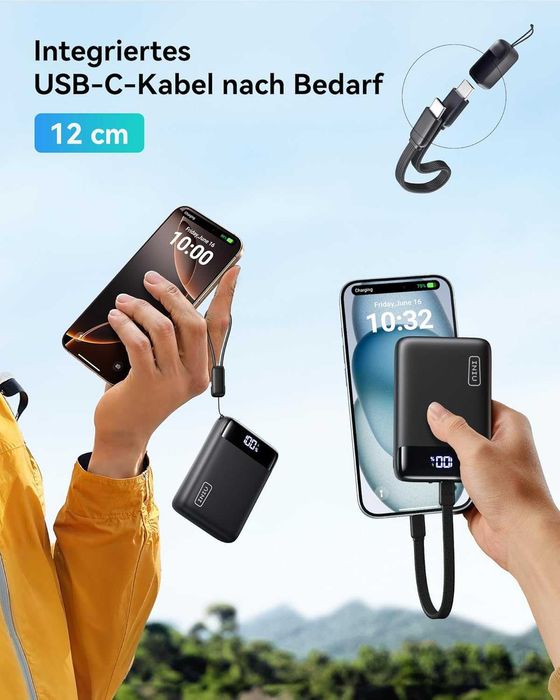 Нова компактна версія PowerBank INIU P51 на 20000 mAh (вага -315 грам)