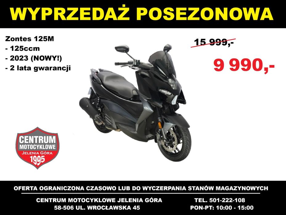 Zontes 125M Posezonowa WYPRZEDAŻ!
