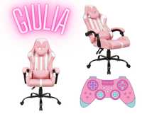 Fotel Gamingowy Extreme Giulia Pink do komputera