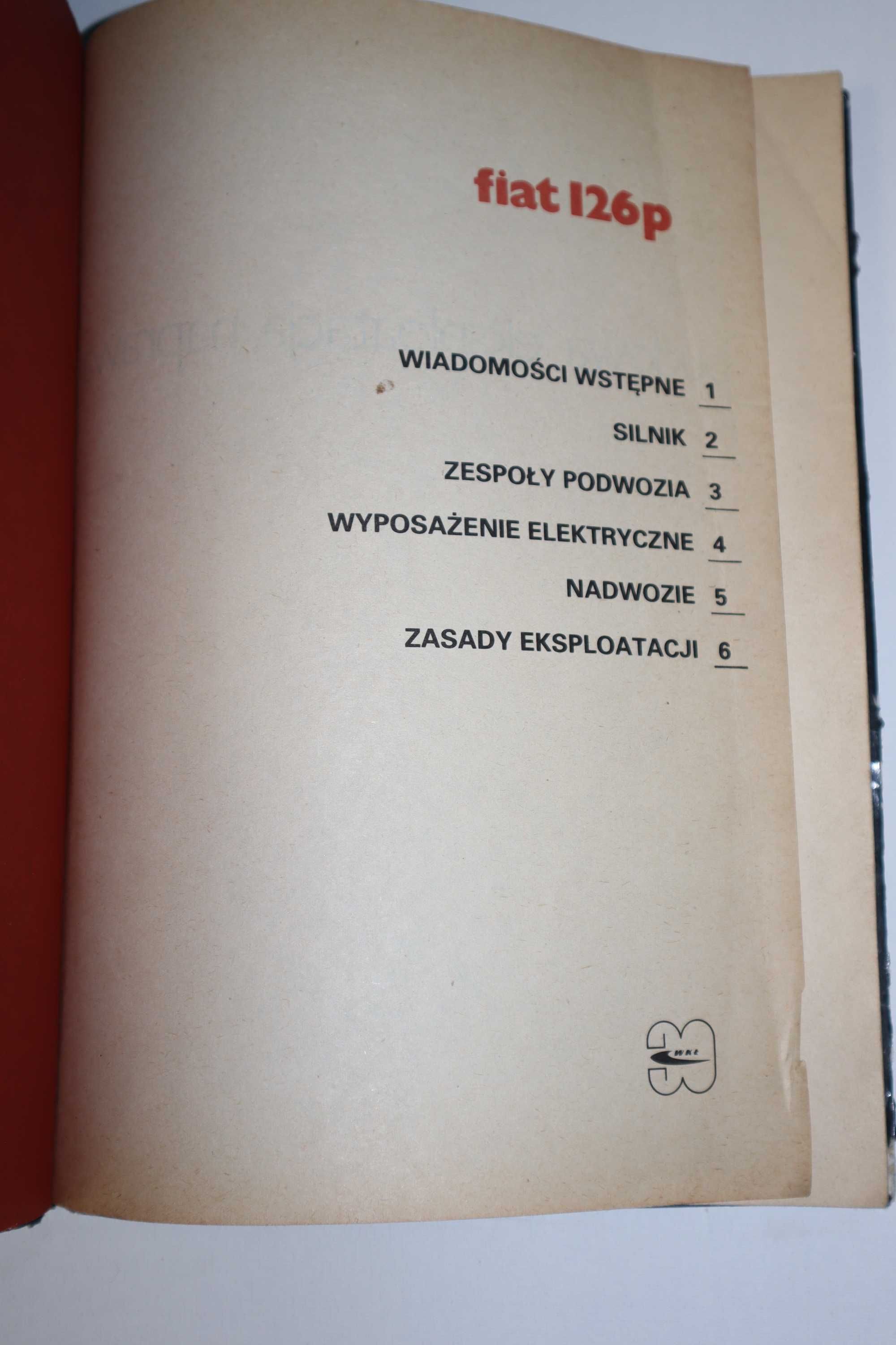 Polski fiat 126p budowa naprawa i eksploatacja 1979 r