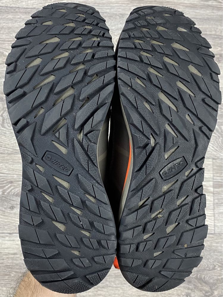 Hi-tec waterproof кроссовки полуботинки 44 размер коричневые оригинал