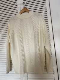 Sweter gruby kremowy,ecri,nowy,r.46/48