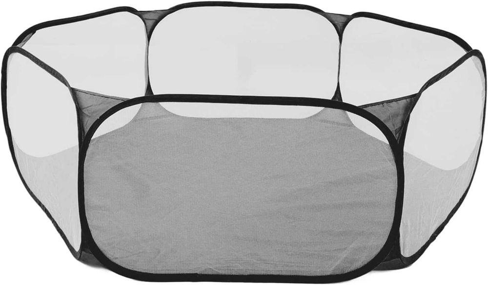 Kojec klatka wybieg czarny dla królika chomika świnki psa zwierząt