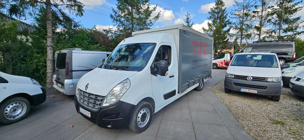 Renault MASTER KONTENER FIRANA NISKA ZABUDOWA  Zrejestrowany Opłacony Gotowy do Pracy F-VAT 23%